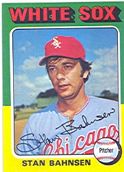 1975 Topps Baseball Cards      161     Stan Bahnsen